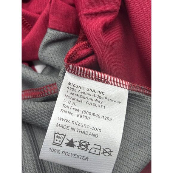 Mizuno Men’s Elite 2-Button Baseball Jersey  350527, Cardinal Gray, XS - Picture 7 of 14